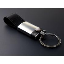 Brelok reklamowy skórzany z Ametystem, z logo - 1296095 - Agencja Point