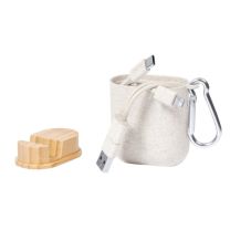 Reklamowy kabel doładowania, w bambusowym etui z logo - V1361-00 - Agencja Point