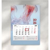 Reklamowy kalendarz ścienny jednodzielny z płaską główką - KAL-DRUK-02 - Agencja Point