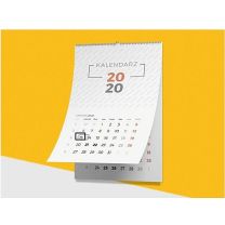 Reklamowy kalendarz ścienny, spiralowany z magnetycznym okienkiem - KAL-UL-01 - Agencja Point