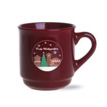 Reklamowy kubek Claus 220 ml z nadrukiem logo - M-485 - Agencja Point