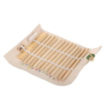 Reklamowy piórnik eko z wyposażeniem - V7384-20 - Agencja Point