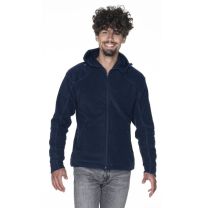 Reklamowy polar męski z kapturem 280 g/m², z logo - BLU-P19 - Agencja Point