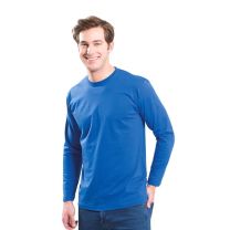 Reklamowy T-shirt męski z długim rękawem 155 g z logo - KOSZ-J6 - Agencja Point