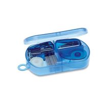 Reklamowy zestaw biurowy: taśma, zszywacz, dziurkacz z logo - MO7623-23 - Agencja Point