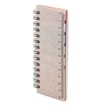 Reklamowy zestaw karteczek w ekologicznej oprawie z logo - AP800743 - Agencja Point