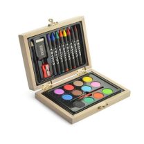 Reklamowy zestaw malarski PAINTER w drewnianym pudełku - 19814 - Agencja Point