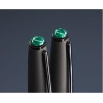 Reklamowy zestaw ozdobiony Agatem: pióro i długopis z logo - 1289036 - Agencja Point