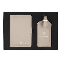 Reklamowy zestaw podróżny - zawieszka bagażowa, etui na paszport - 1978113 - Agencja Point