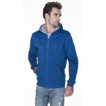 Rozpinana bluza męska z kapturem 250 g z nadrukiem logo - BLU-P7 - Agencja Point
