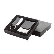 Sesto - zestaw reklamowy, wizytownik i brelok z logo - AP810384 - Agencja Point