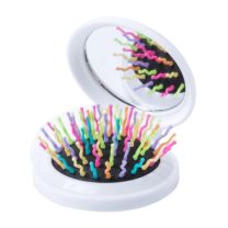 Kieszonkowa szczotka z lusterkiem, z nadrukiem reklamowym - V4318-32 - Agencja Point