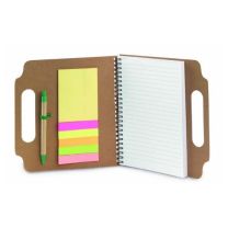 Teczka konferencyjna ok. A5, notatnik, karteczki, długopis z nadrukiem reklamowym - V2699-00 - Agencja Point