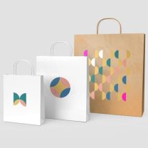 Papierowa torba KRAFT z logo - KRAFT1 - Agencja Point