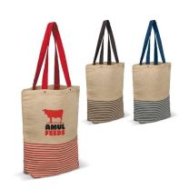 Torba z juty z nadrukiem logo - LT95109 - Agencja Point