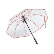 Transparentny parasol automatyczny VIP z logo, Ø103 cm - 56-01034 - Agencja Point