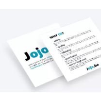 Ulotki reklamowe z logo firmy - UL-01 - Agencja Point