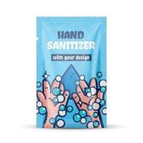 Pojedyncze chusteczki antybakteryjne z logo - Agencja Point