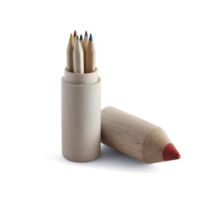 Zestaw kredek w tubie z logo - V6299-17 - Agencja Point