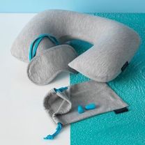 Reklamowy zestaw podróżny - maska na oczy, zatyczki, zagłówek z logo - P786.002 - Agencja Point