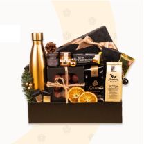 Reklamowa paczka mikołajowa Milka z logo - KOSZ-CUK-01 - Agencja Point